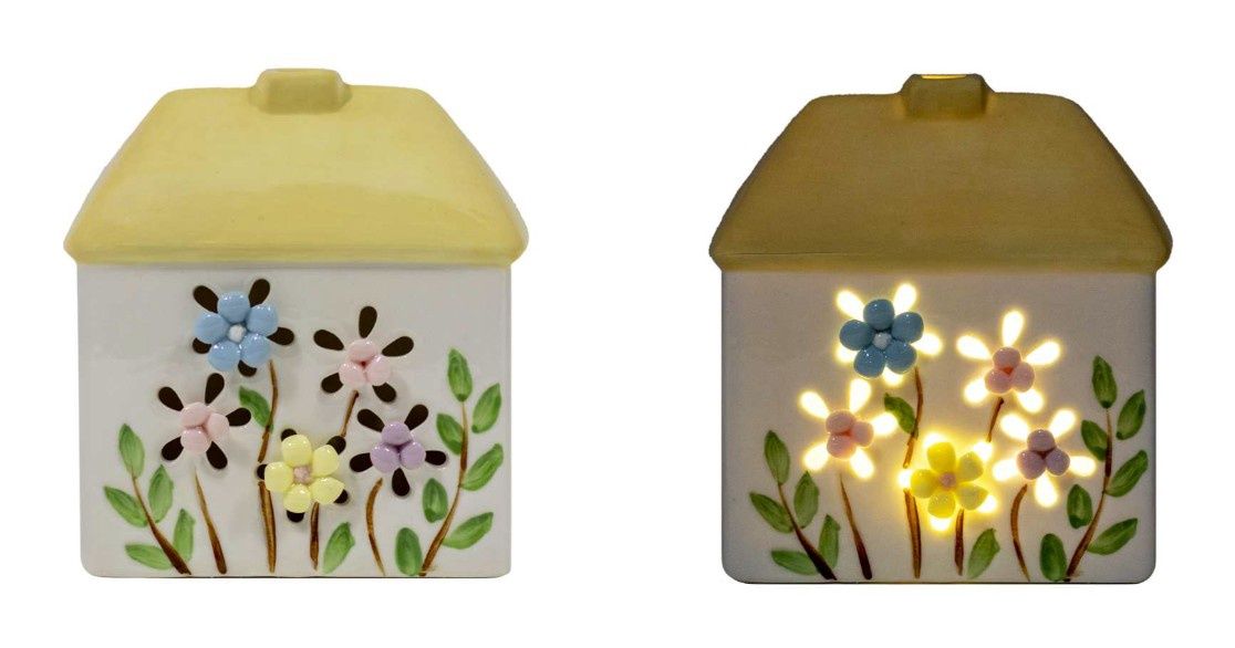 Ceramic LED Flower House