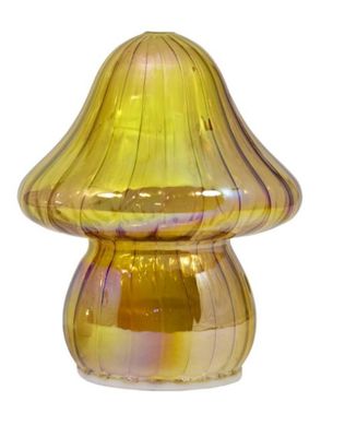 Gold Glass Mushroom LED