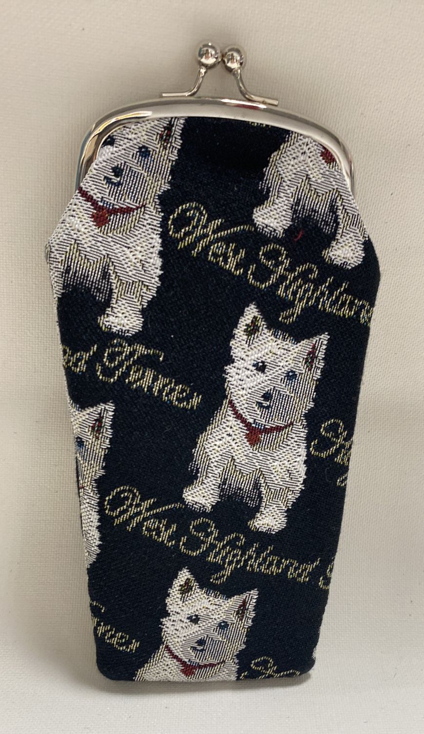 Eye Glass Pouch Tapestry Westie