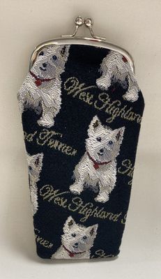 Eye Glass Pouch Tapestry Westie