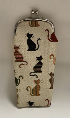 Eye Glass Pouch Tapestry New Cats