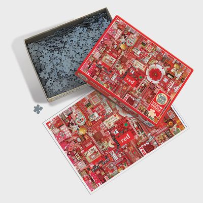 Cobble Hill 1000 Piece Puzzle RED