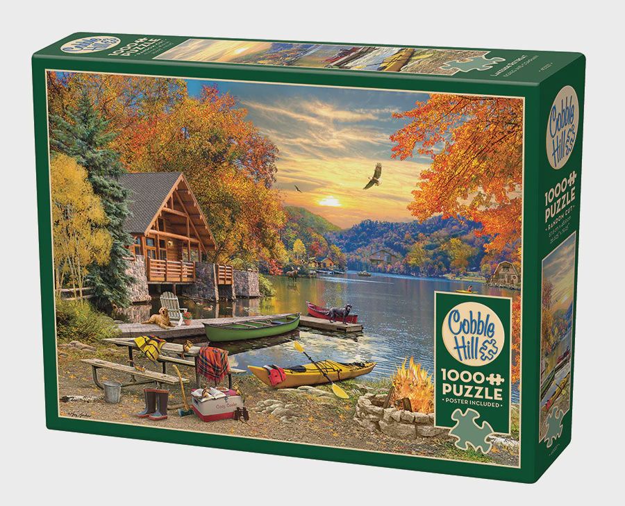Cobble Hill 1000 Piece Puzzle Lakeside Retreat