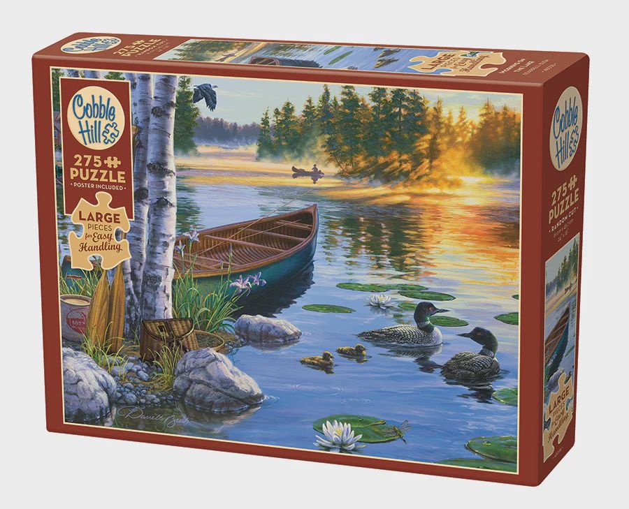 Cobble Hill 275 Piece Puzzle -Morning On The Lake