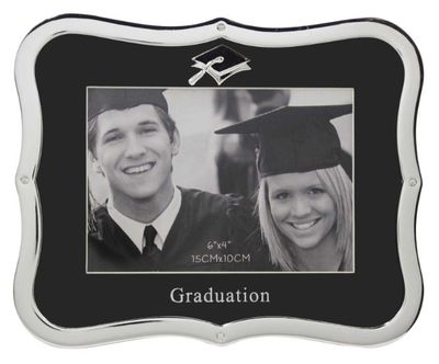 Silver Grad Frame With Cap