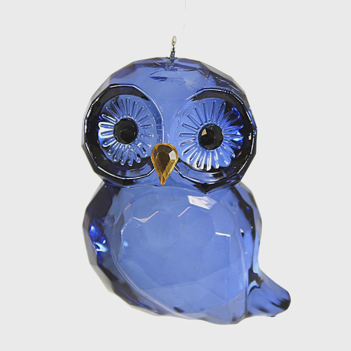 Owl 2.75" Ornament - Blue