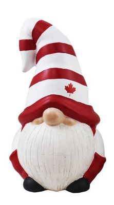 Ceramic Canadian Boy Gnome Statue