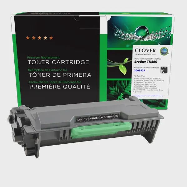 Brother TN880, Black Extra High Toner Cartridge, 12,000 Pages, Premium Compatible