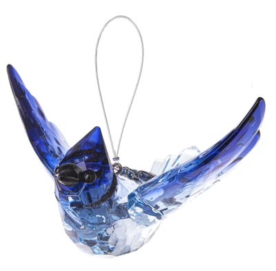 5" Blue Jay With Charm