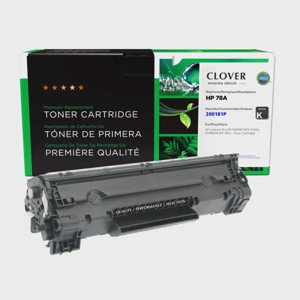 HP CE278A Black Toner Cartridge, Premium Compatible
