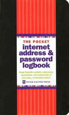 The Pocket Internet Address &amp; Password Logbook