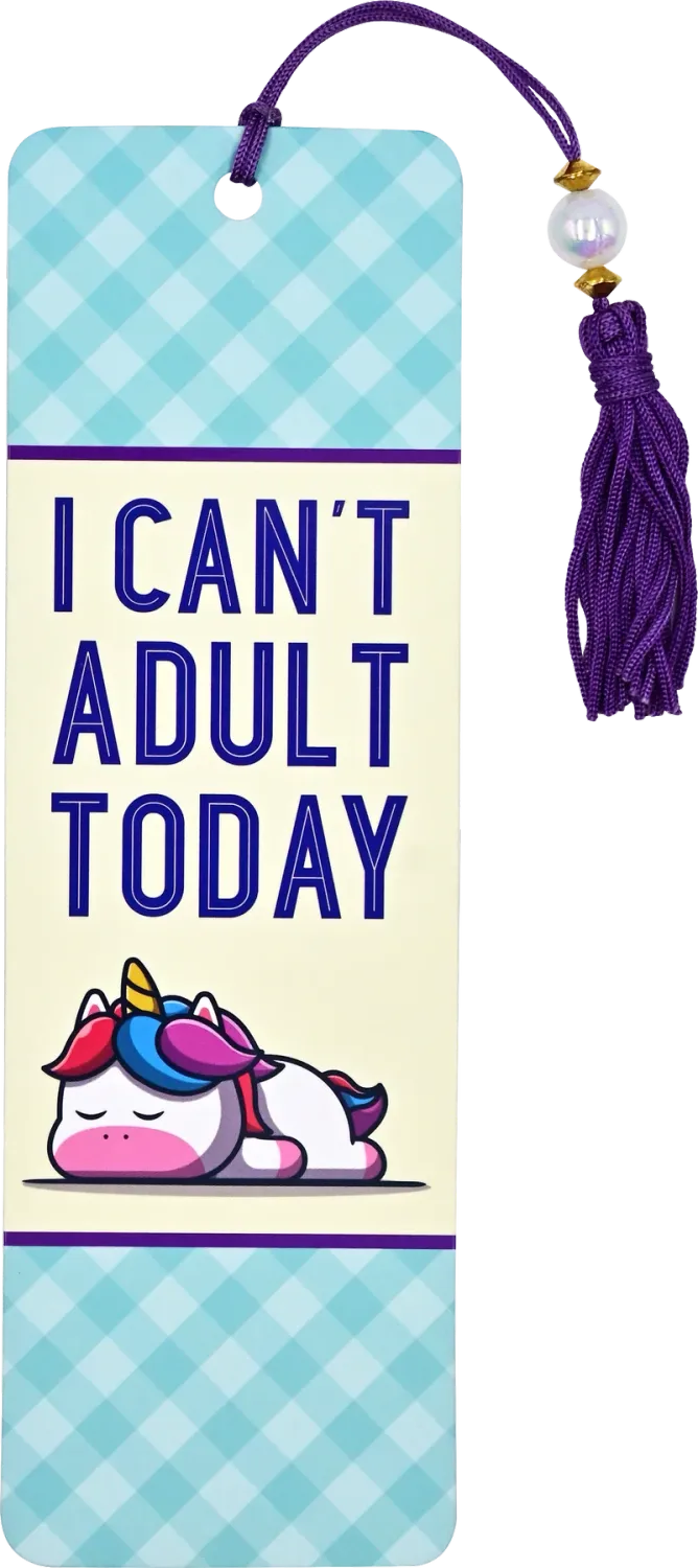 Book Mark - I Can't Adult Today