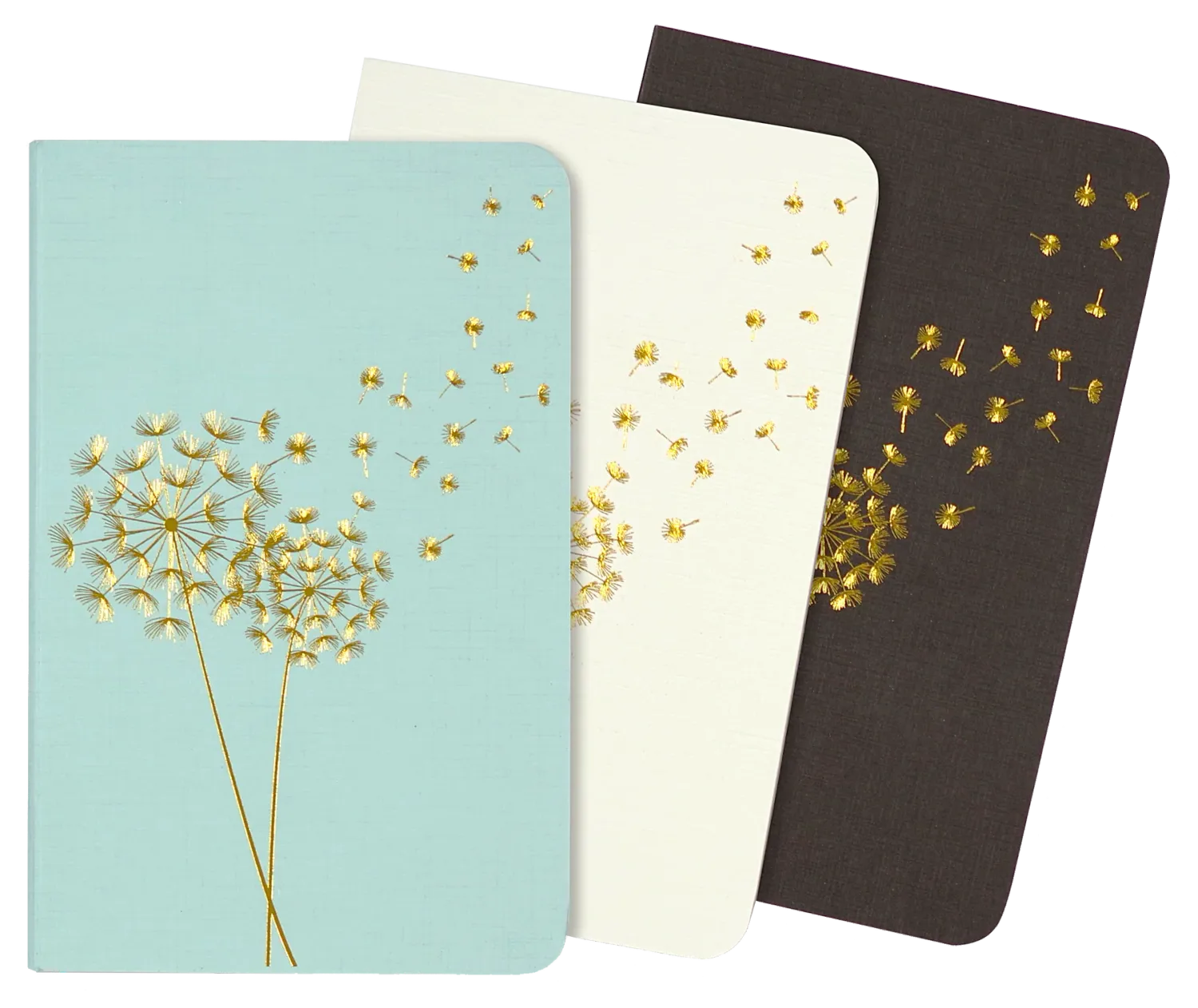 Set Of 3 Notebook Jotter Dandelion Wishes