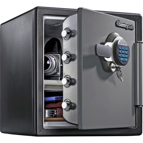 Sentry Safe Fire-Safe Electronic Lock Business Safes, Electronic Lock, Fire Resistant, Water Resistant, Pry Resistant, Gunmetal Gray
