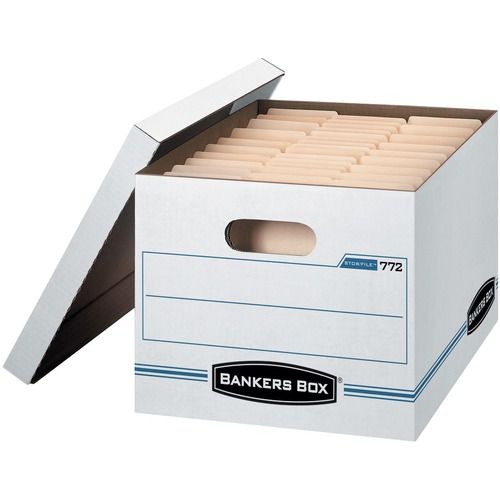 Bankers Box Basic Duty File Storage Box, Legal &amp; Letter, Pack of 3