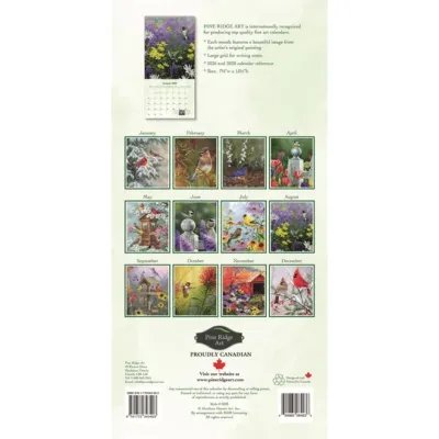 Vertical Birds Of A Feather Pine Ridge Art 2027 Calendar