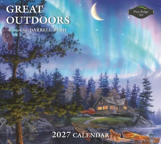 2027 Calendar Great Outdoors Pine Ridge Art