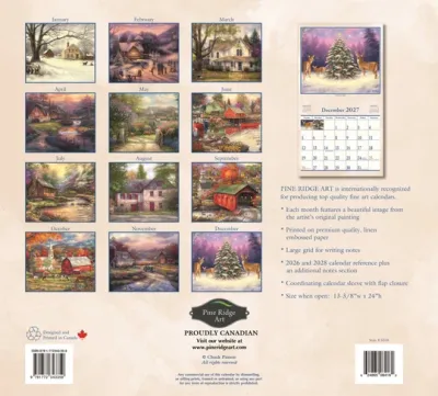 2027 Calendar Country Living Pine Ridge Art