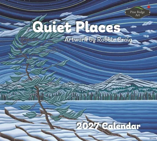 2027 Calendar Quiet Places Pine Ridge Art