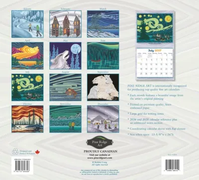 2027 Calendar Quiet Places Pine Ridge Art