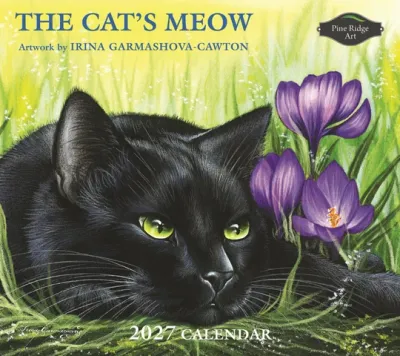 2027 Calendar The Cats Meow Pine Ridge Art