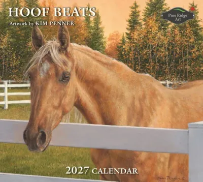 2027 Calendar Hoof Beats Pine Ridge Art