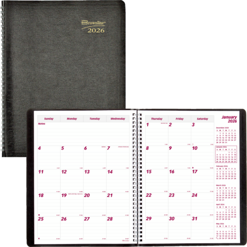 Brownline 16-Month Monthly Planner, 11 x 8-1/2", 2027