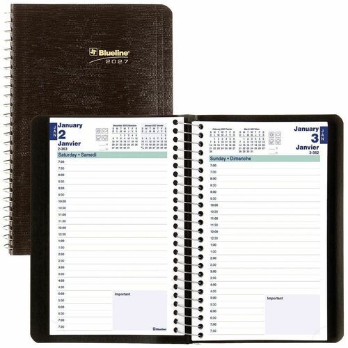 Blueline 2027 Essential 12-Month Daily Planner