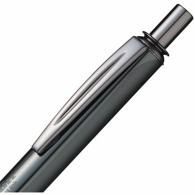 Pentel EnerGel Alloy Retractable Gel Pen, 0.7mm, Brown Barrel, Black Ink