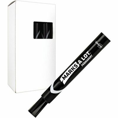 Avery Marks-A-Lot Large Chisel Tip Permanent Marker, Black, Single