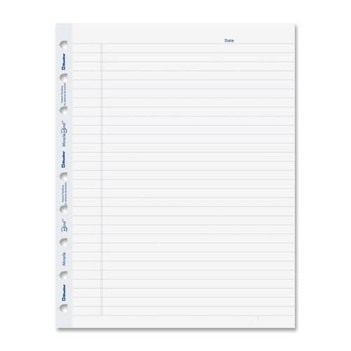 Blueline MiracleBind Notebook Refill Pages, 50 Sheets, Ruled, 9 1/4" x 7 1/4"