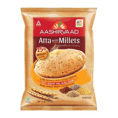 Aashirvaad Atta with Millets 10lb