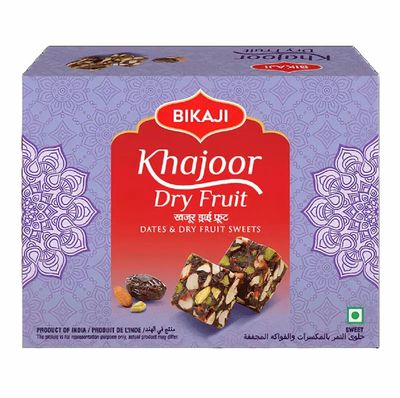Bikaji Khajoor Dry Fruit Burfee 250g