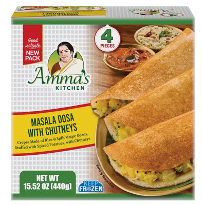 Amma&#39;s Kitchen Masal Dosa W Chutney