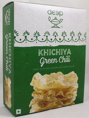 Deep Green Chili Khichiya