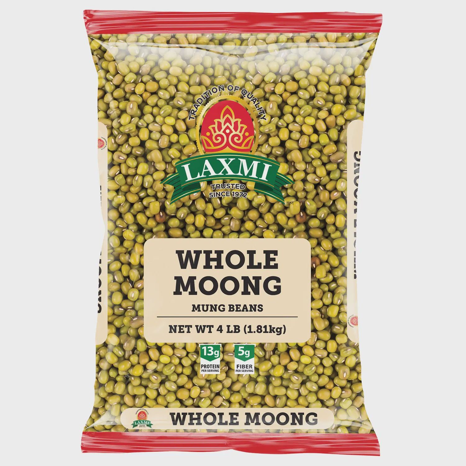 Lx Whole Moong (bold) 4lb