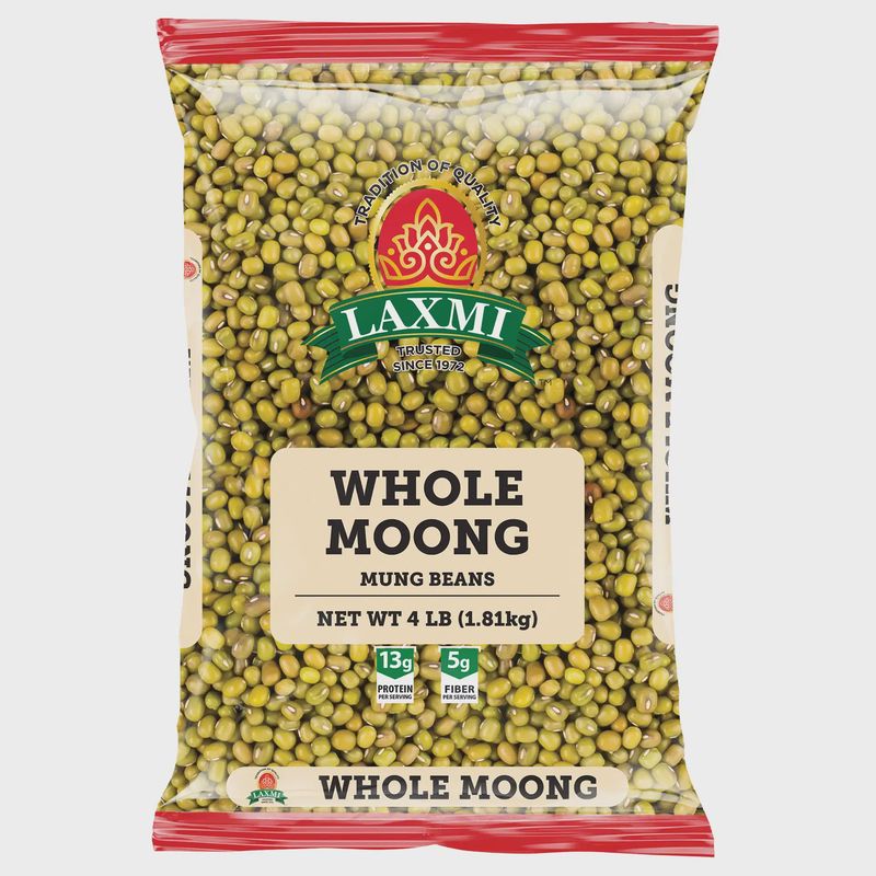 Lx Whole Moong (bold) 4lb