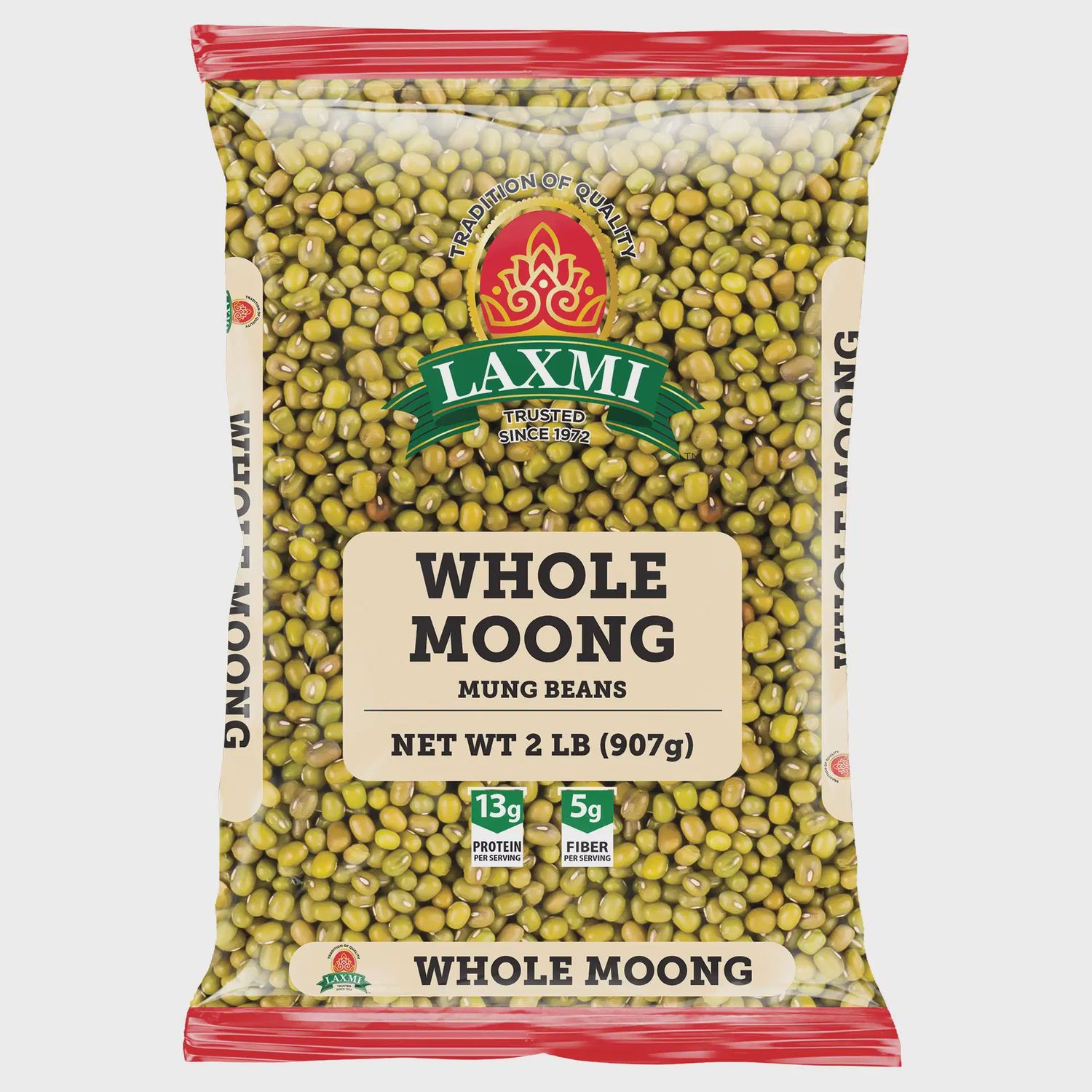 Lx Whole Moong (bold) 2lb
