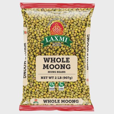 Lx Whole Moong (bold) 2lb
