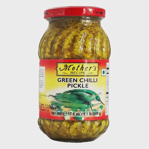 Mother&#39;s Green Chili Pickle 500g