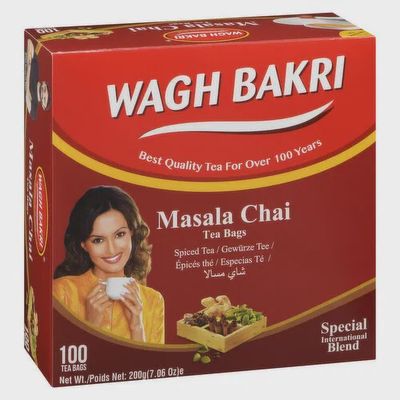 Wagh Bakri Masala Chai tea bags 100