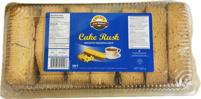 Crispy Cake Rusk 550g