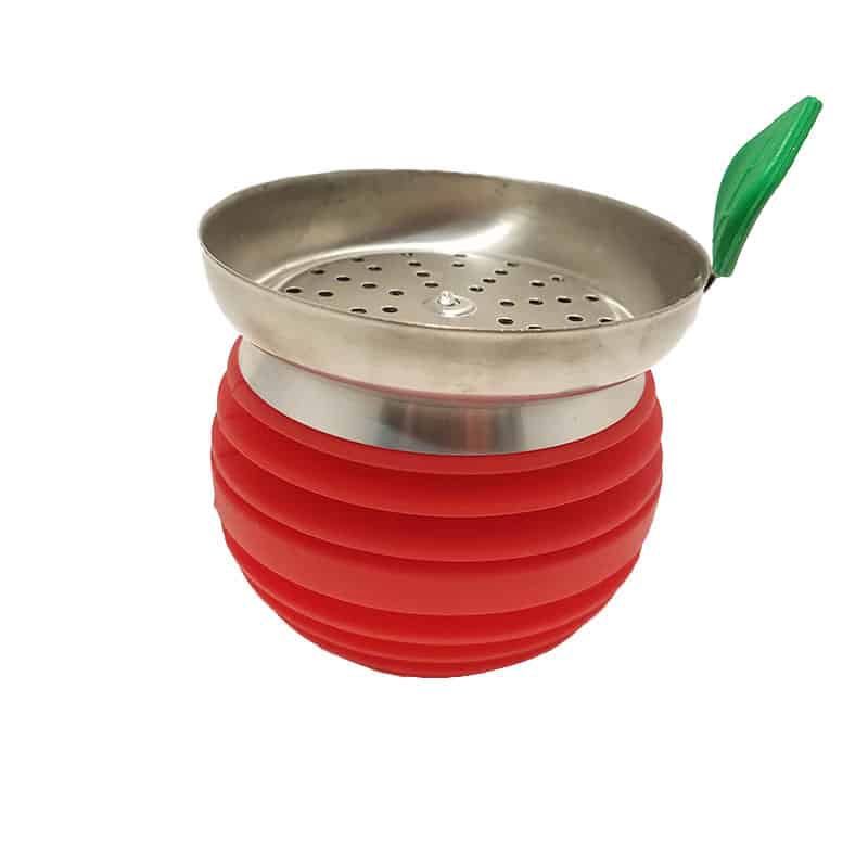Silicone Hookah Bowl with Metal Charcoal Lid
