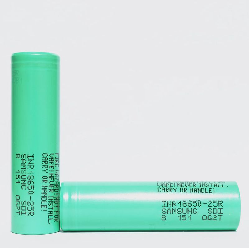 18650 Samsung 25R 2500mAh 20A Battery