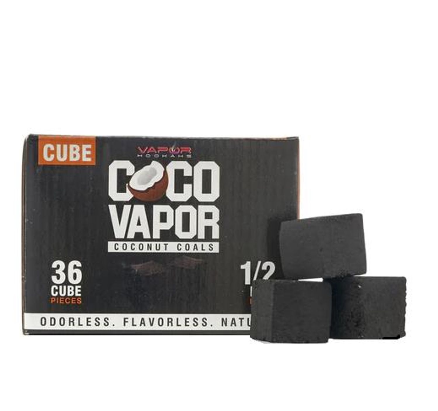 Coco Vapor Coconut Coals 36 Cube