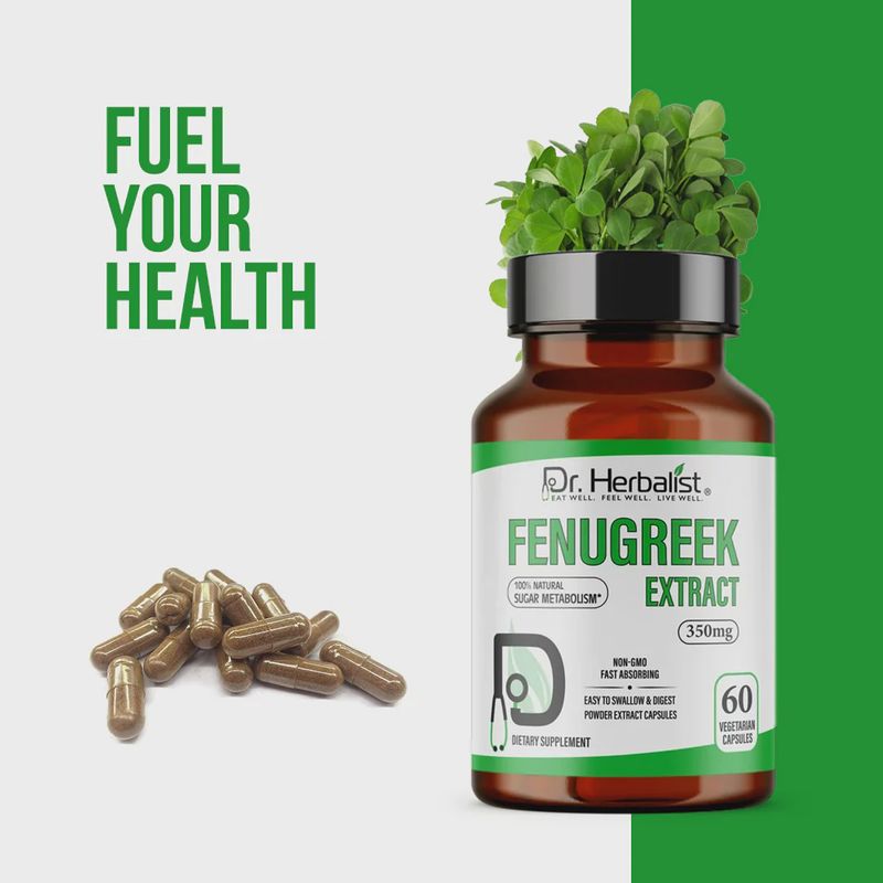 Dr.Herbalist Fenugreek capsules 350mg