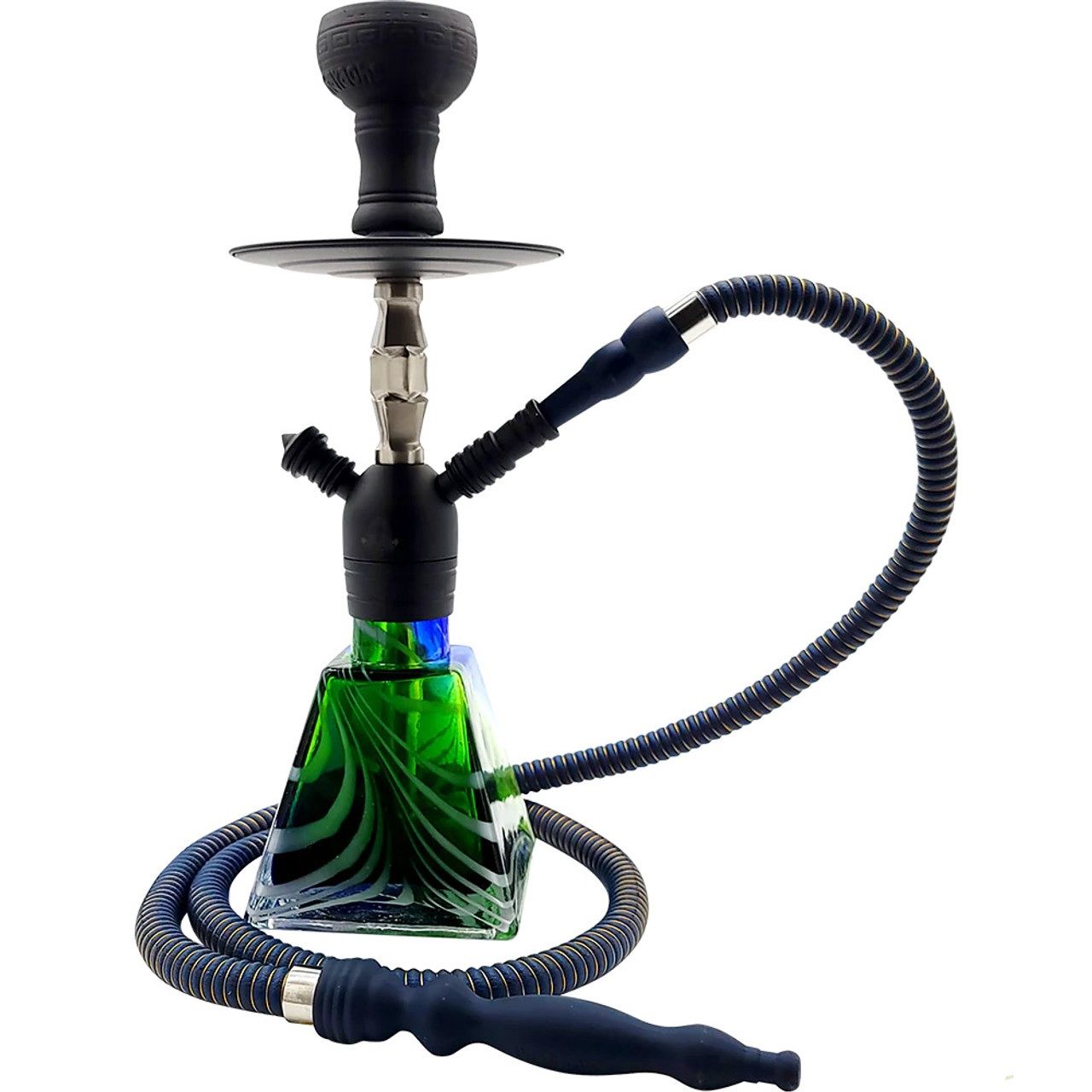 Pharaohs Aztec Single Hose Hookah - 16 Inch