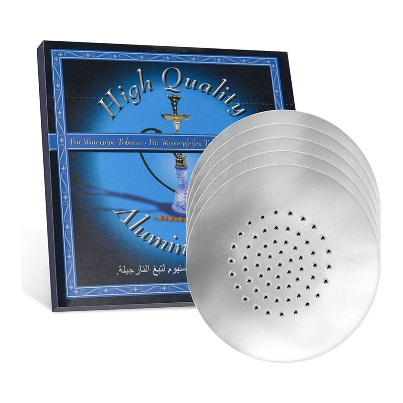 Zebra Hookah Large Aluminum Foil With Holes