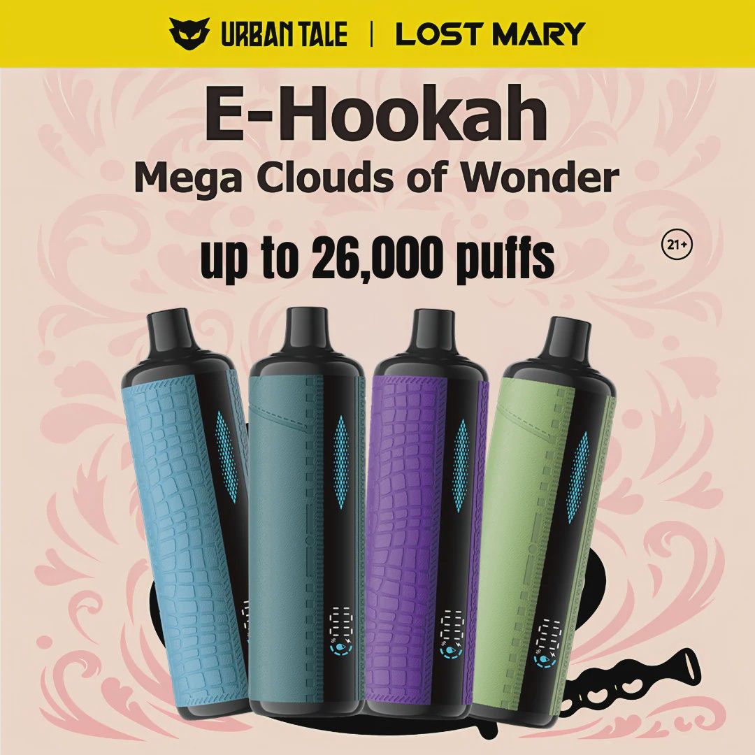 Urban Tale X Lost Mary Hookah 26000 Puff Disposable