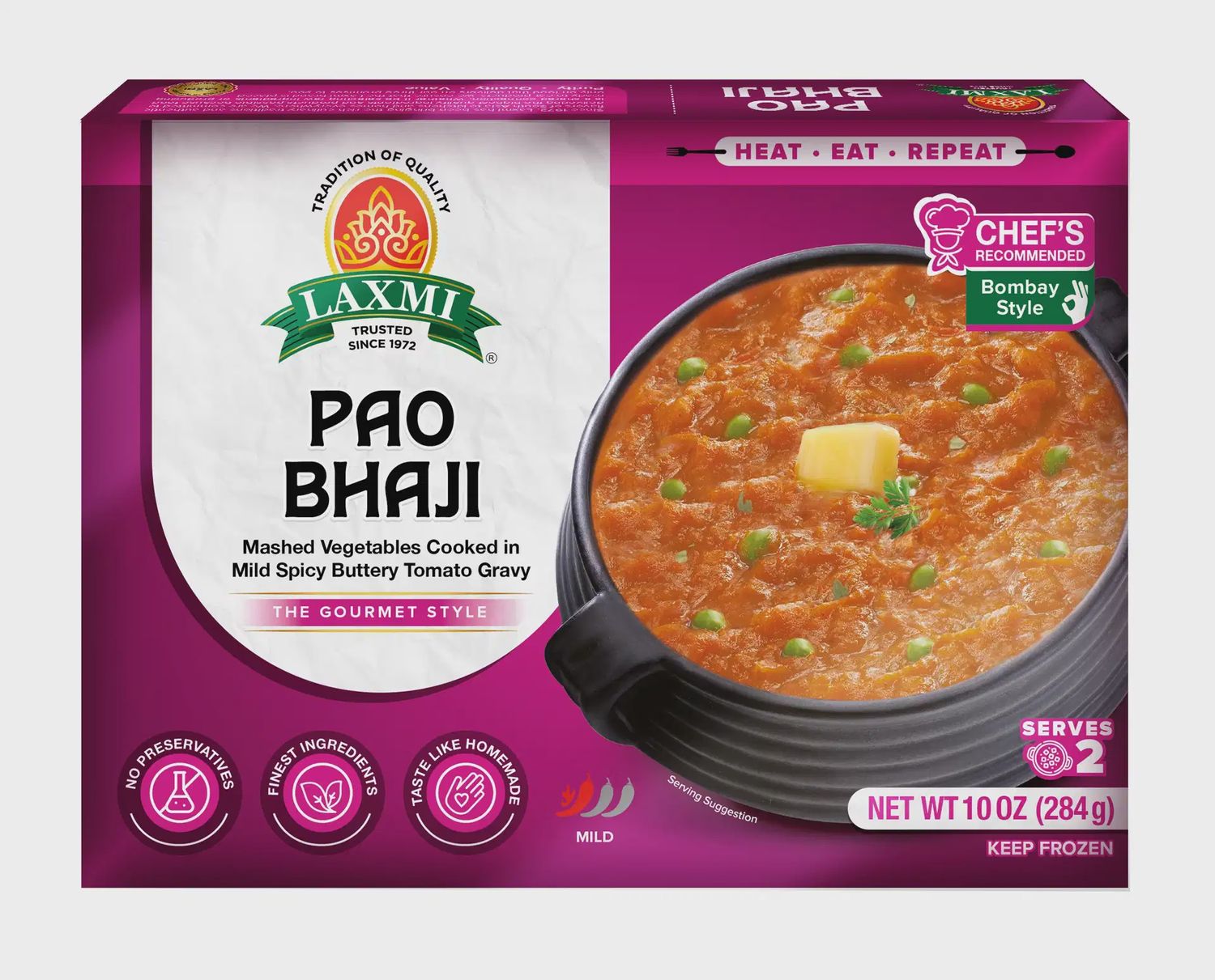 Lx Pav Bhaji 284g (frozen)